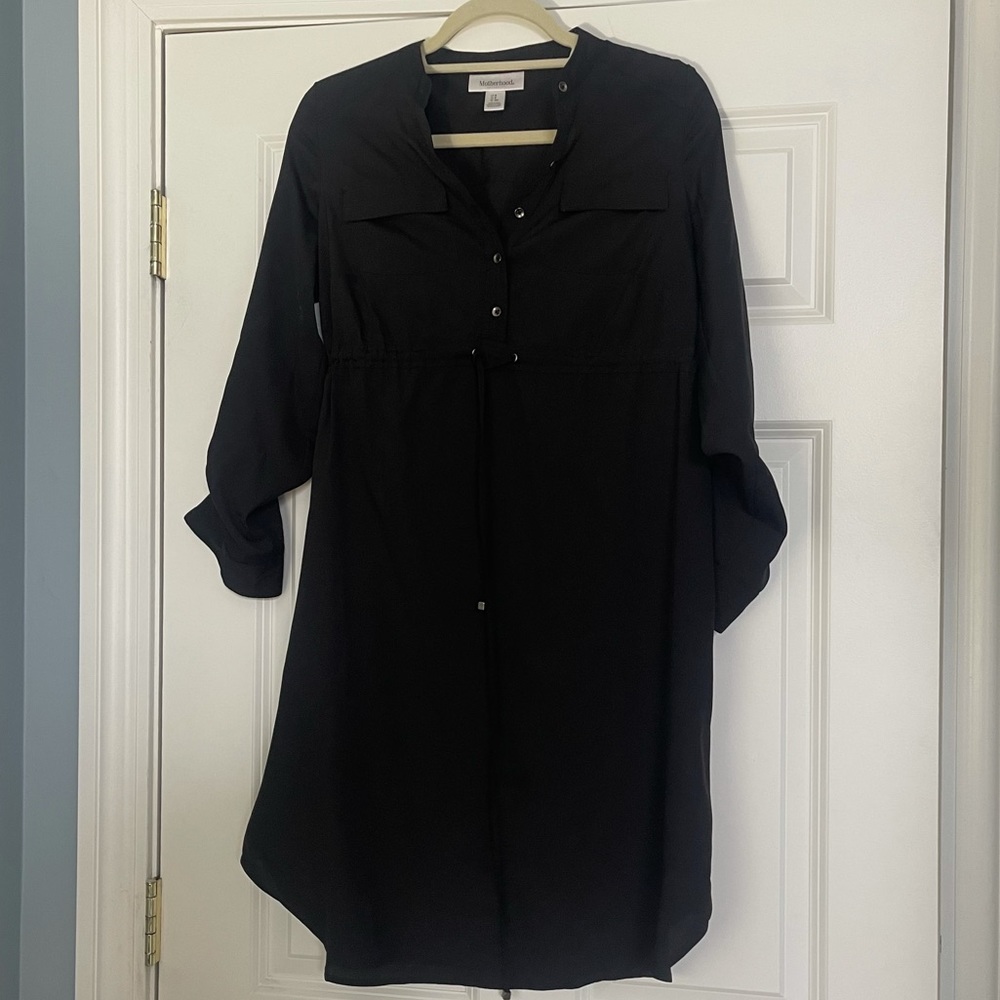 Motherhood maternity drawstring tunic